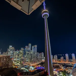 Designer W/ Cn Tower View & Parking Toronto